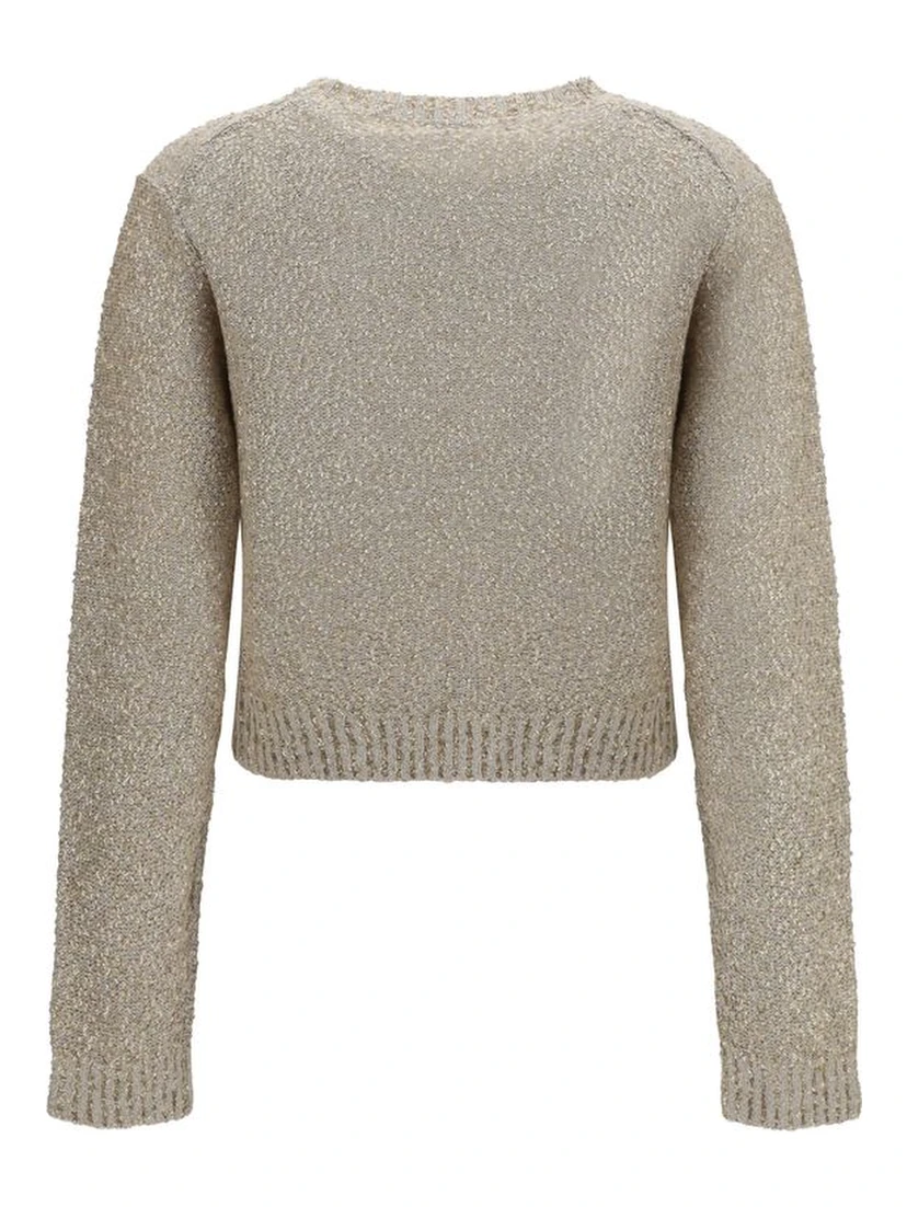 Beige Linen Sweatshirt