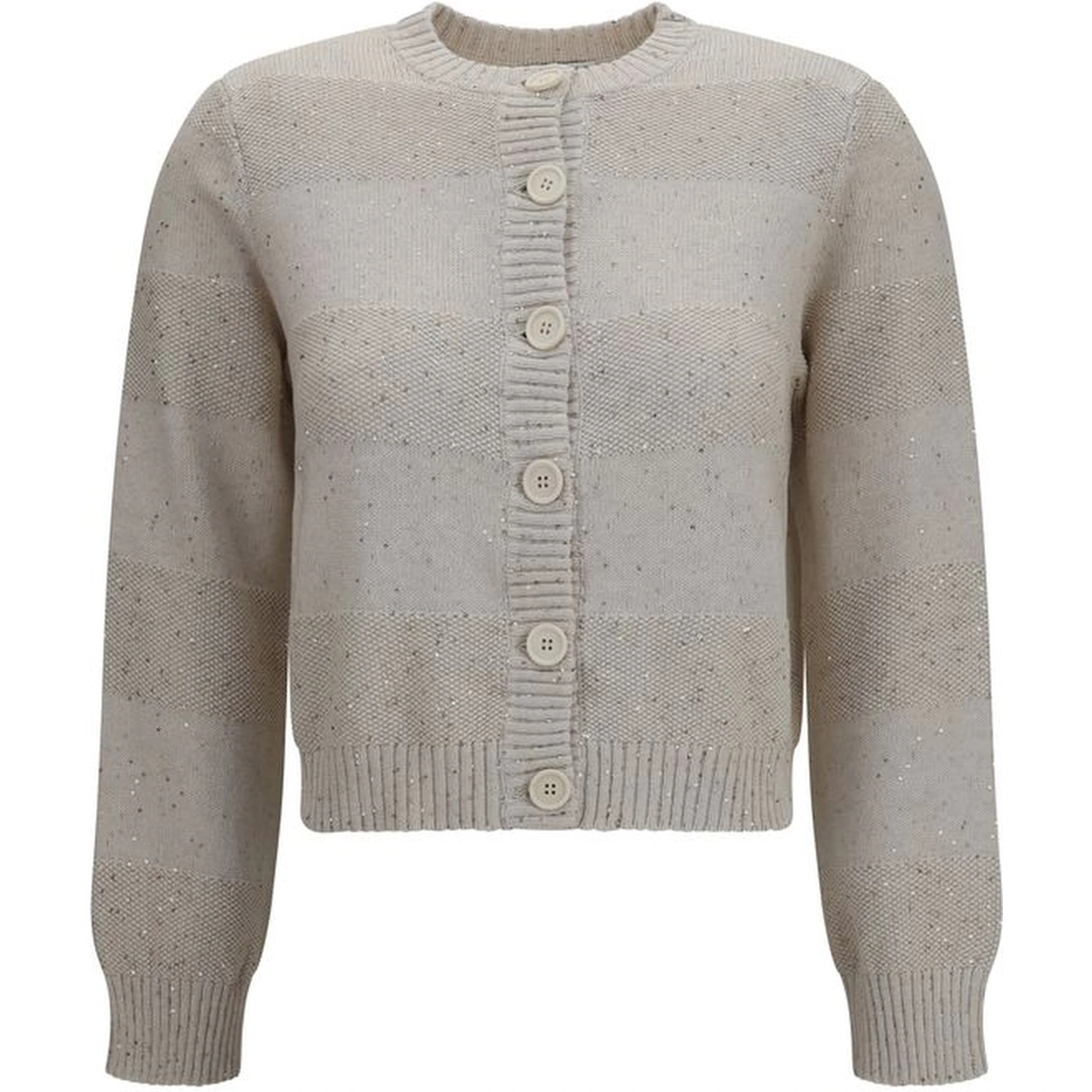 Beige Cotton Sweatshirt