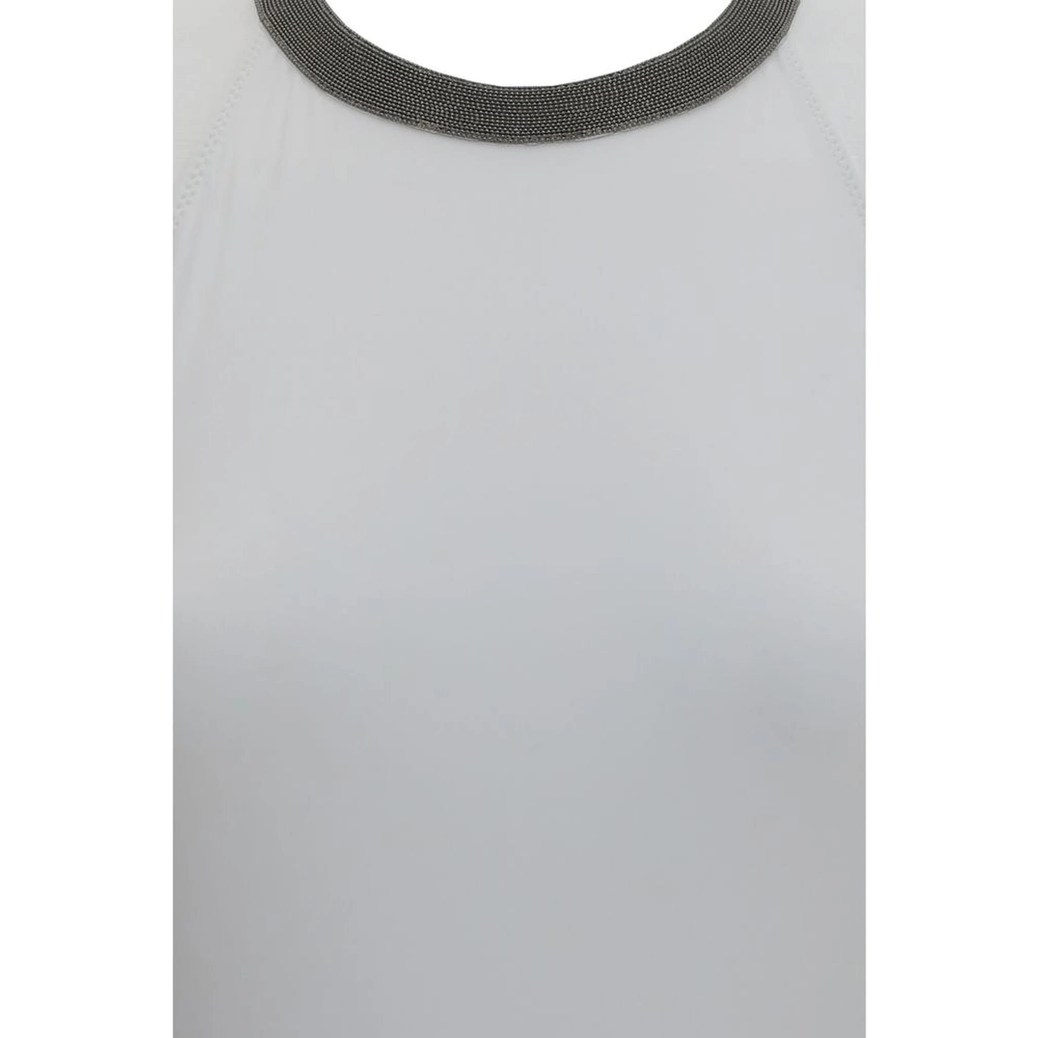 White Polyamide One-Piece Swimsuit
