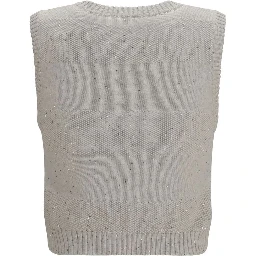 Beige Cotton Sweatshirt
