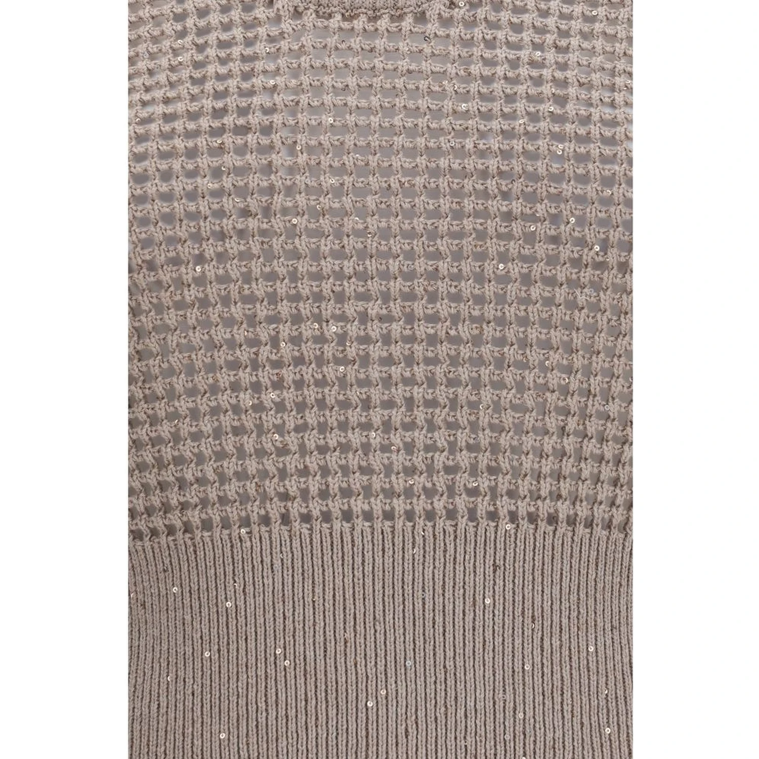 Beige Cotton Tank Tops