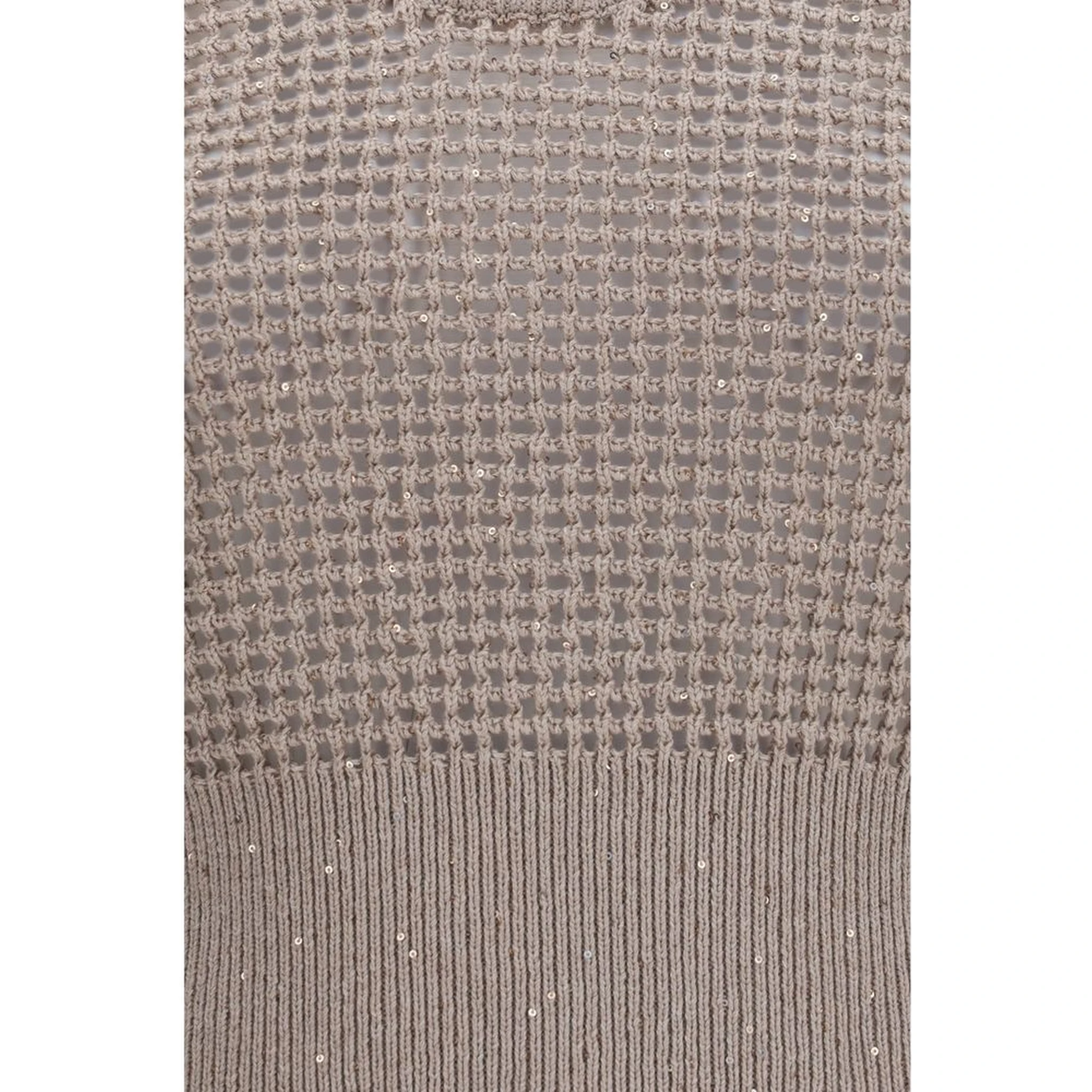Beige Cotton Tank Tops