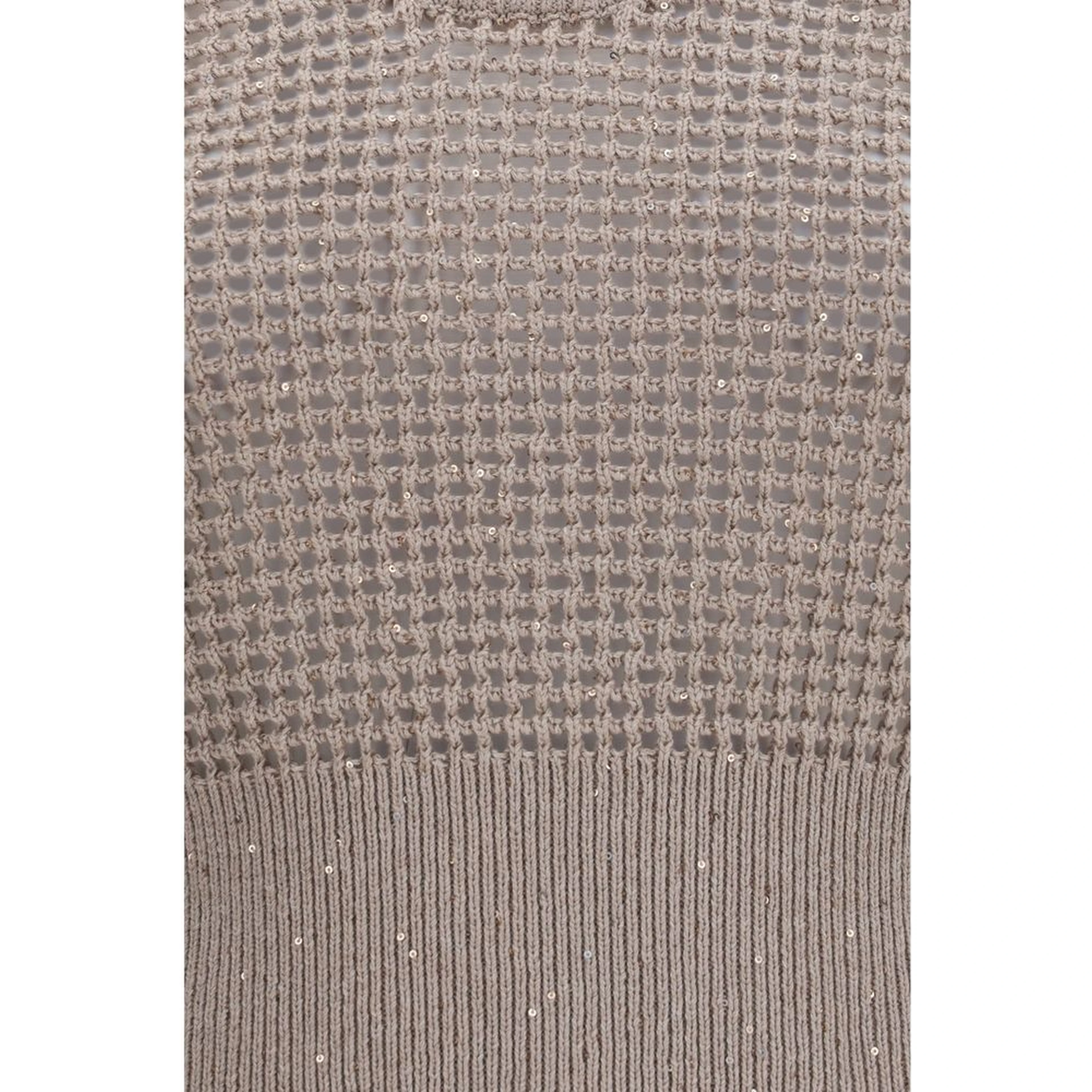 Beige Cotton Tank Tops