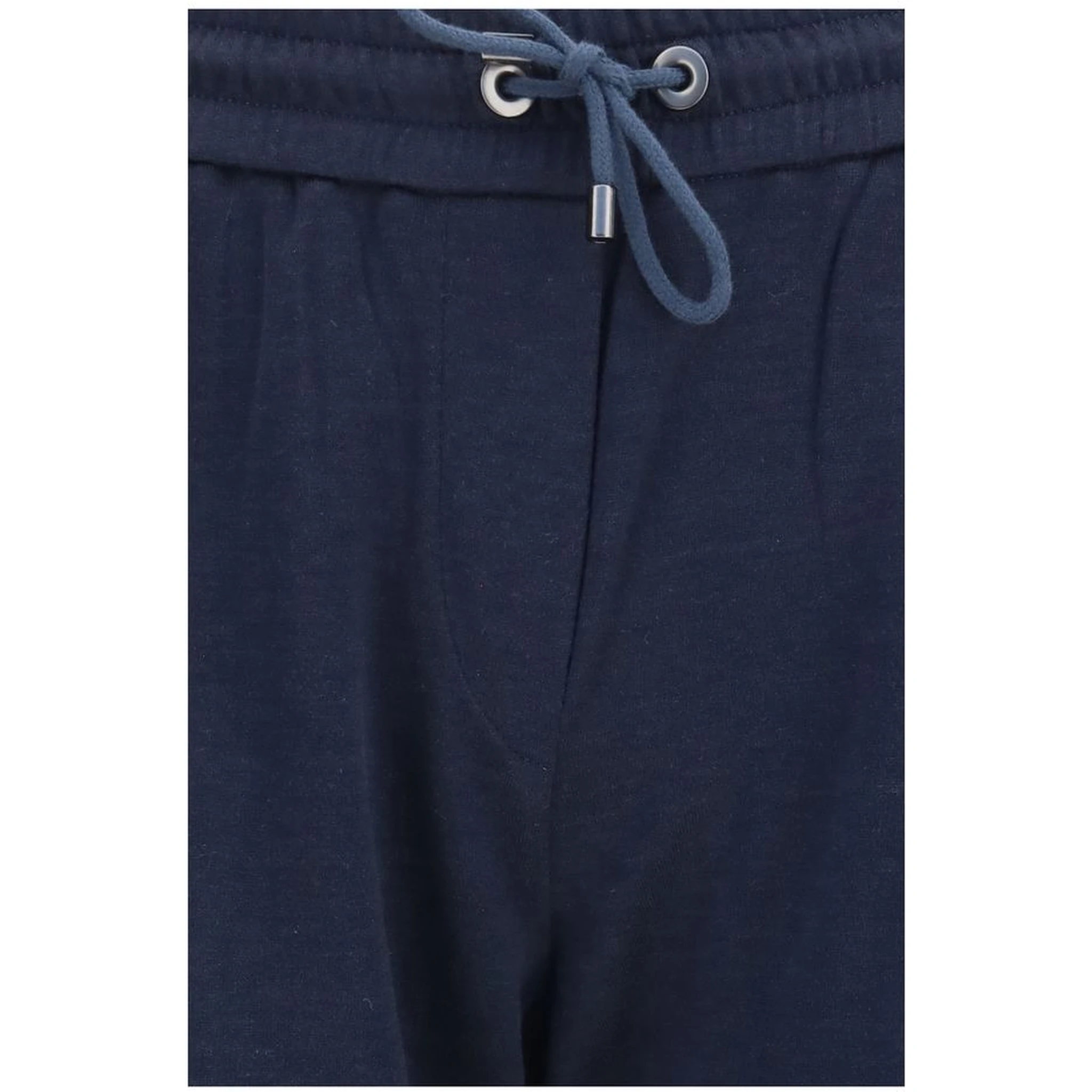 Blue Polyamide Casual Pants