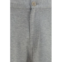 Gray Cotton Bermuda Shorts