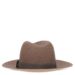 Brown Straw Fedora