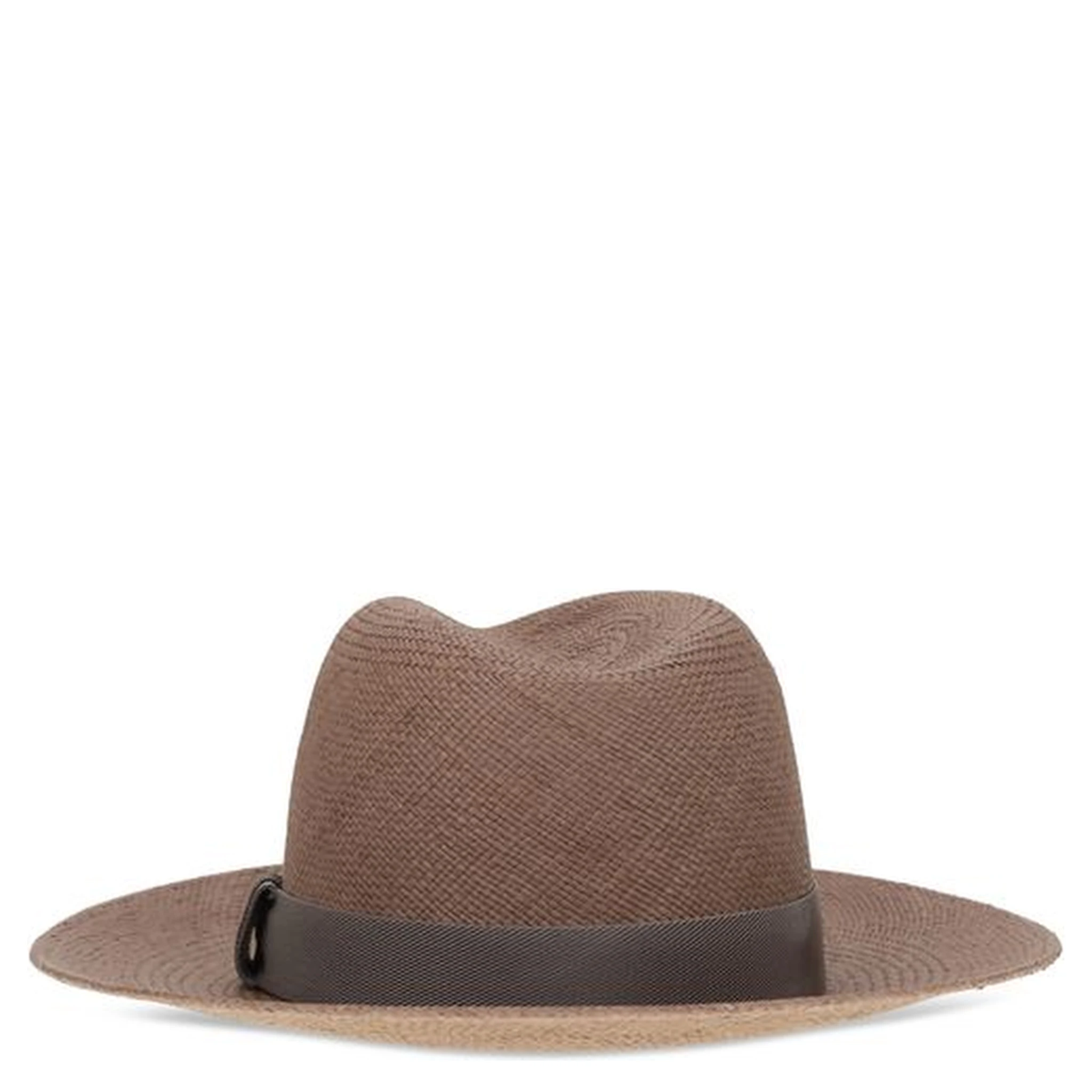 Brown Straw Fedora