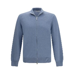 Blue Cashmere Cardigan