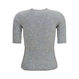 Gray Cashmere Sweatshirt