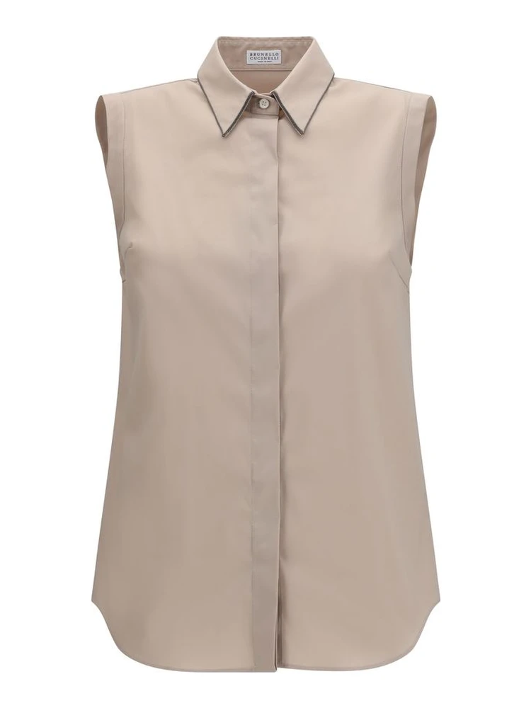Beige Cotton Shirt