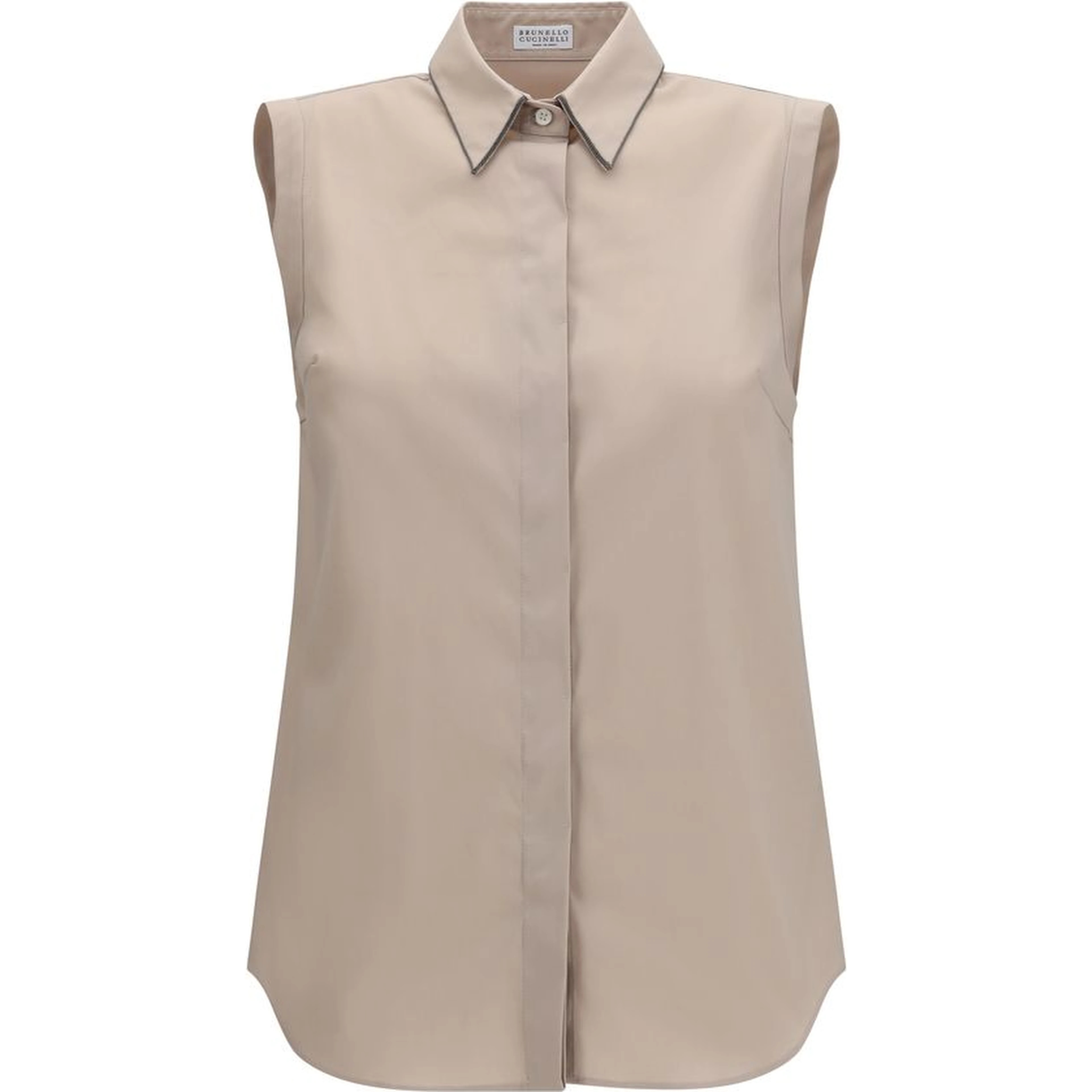Beige Cotton Shirt