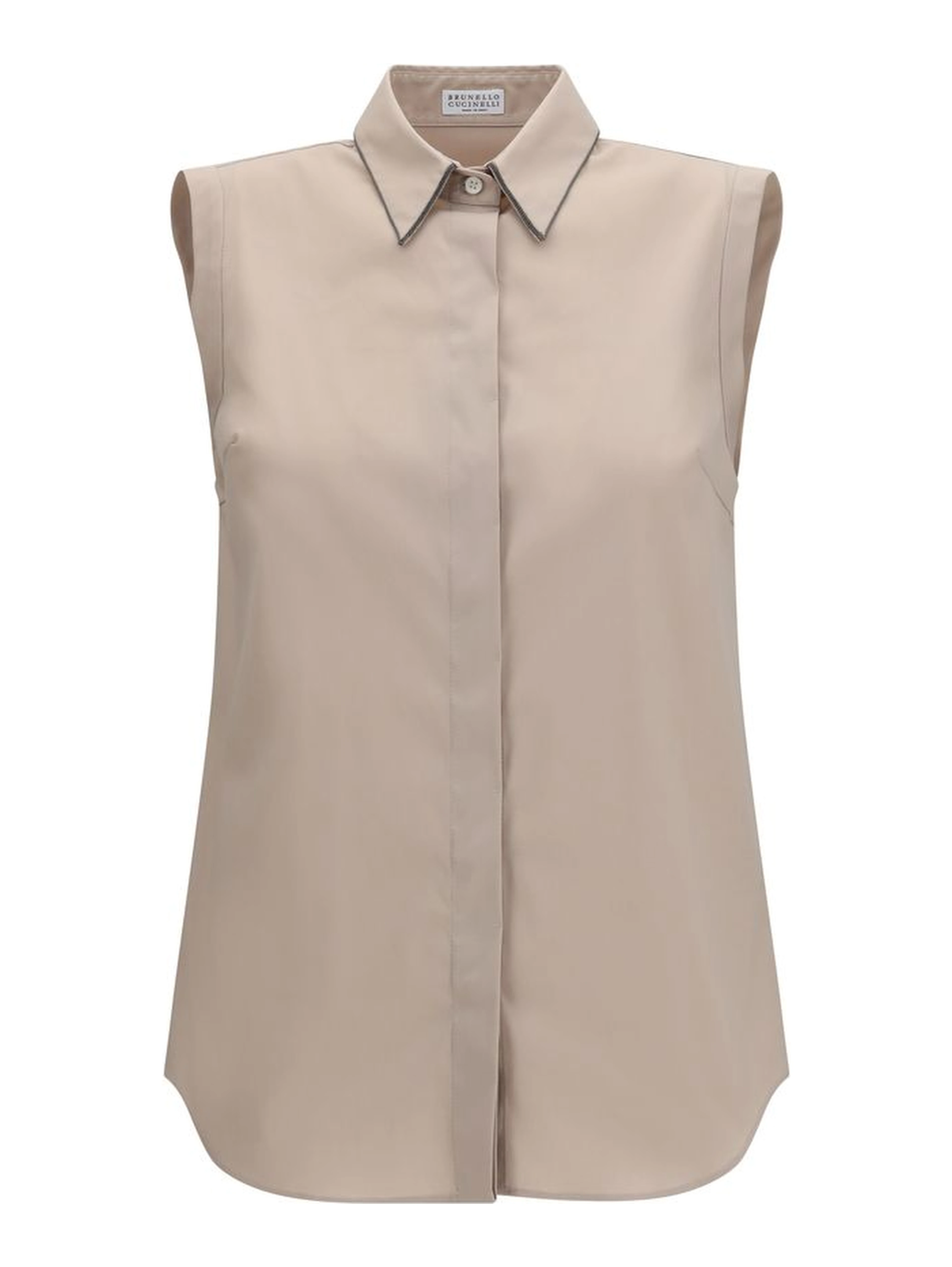 Beige Cotton Shirt