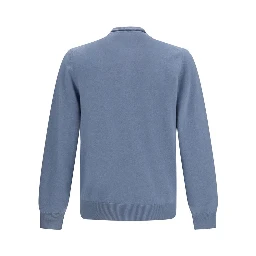 Blue Cashmere Cardigan