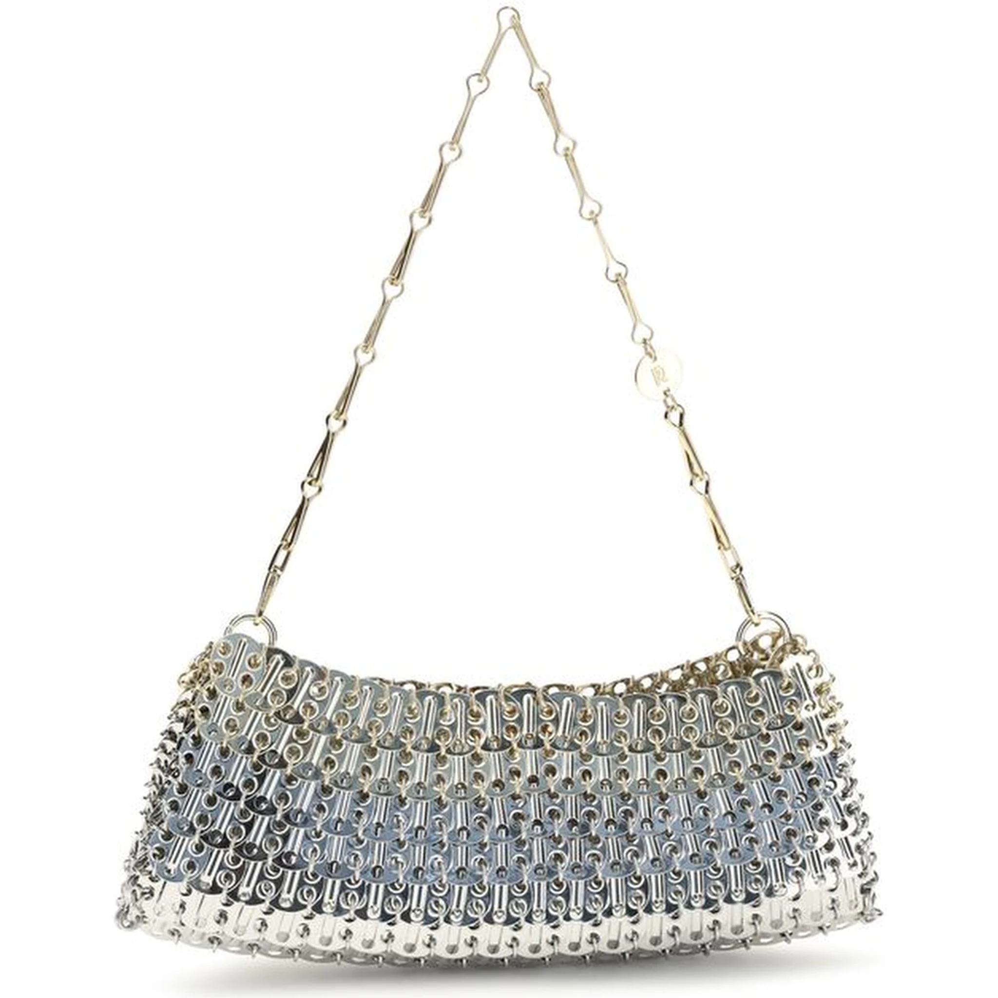 Silver Brass Shoulder Bag