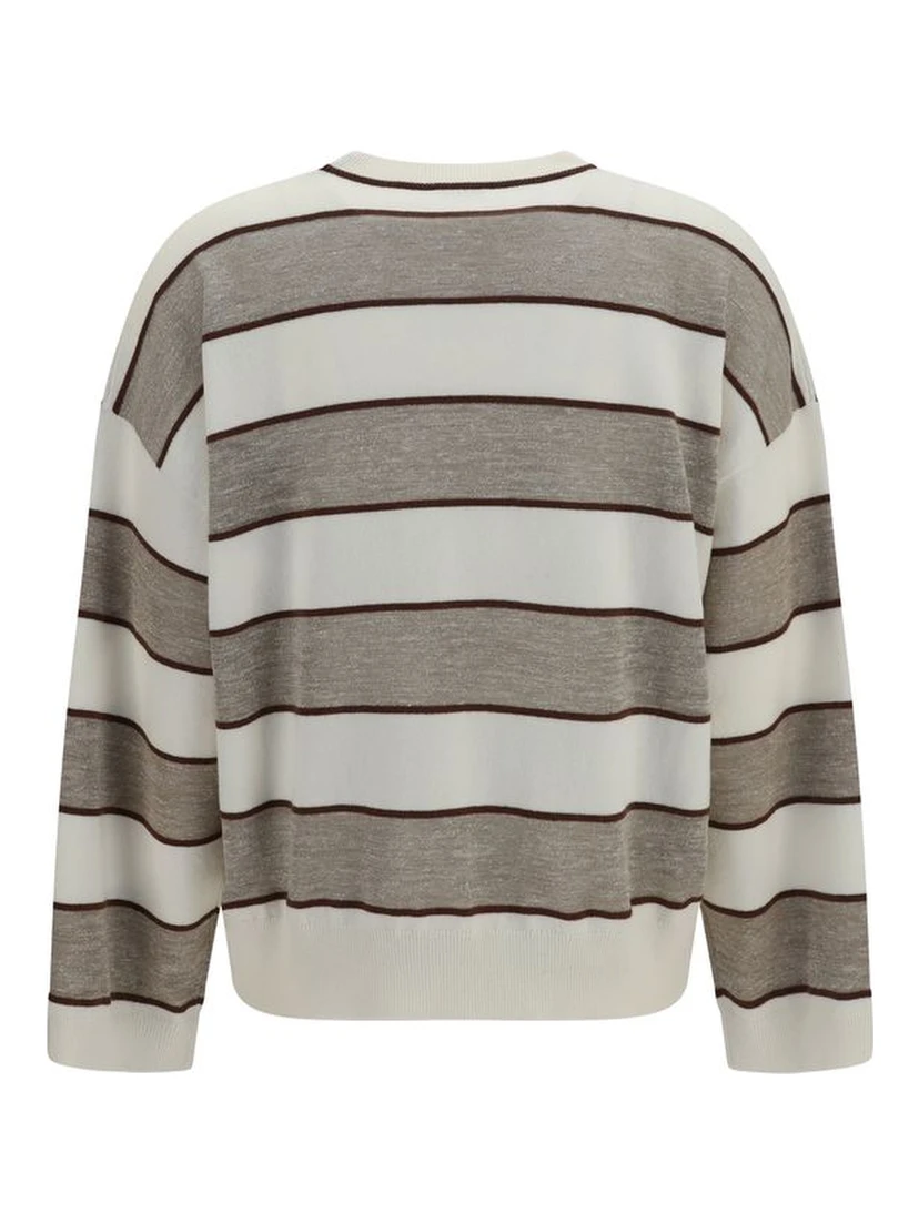 Beige Wool Oves Aries Sweatshirt