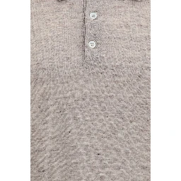 Beige Linen Polo Shirt