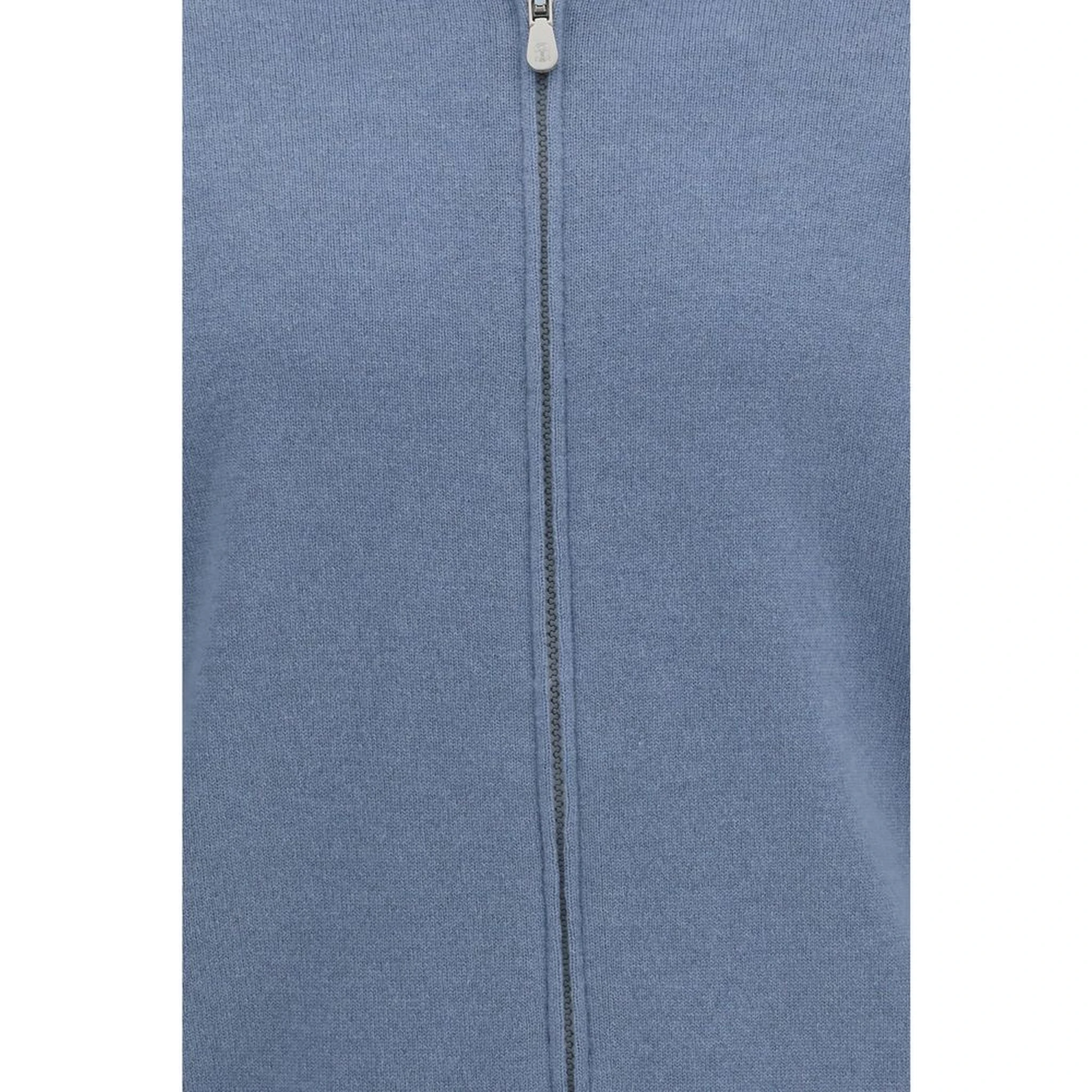 Blue Cashmere Cardigan