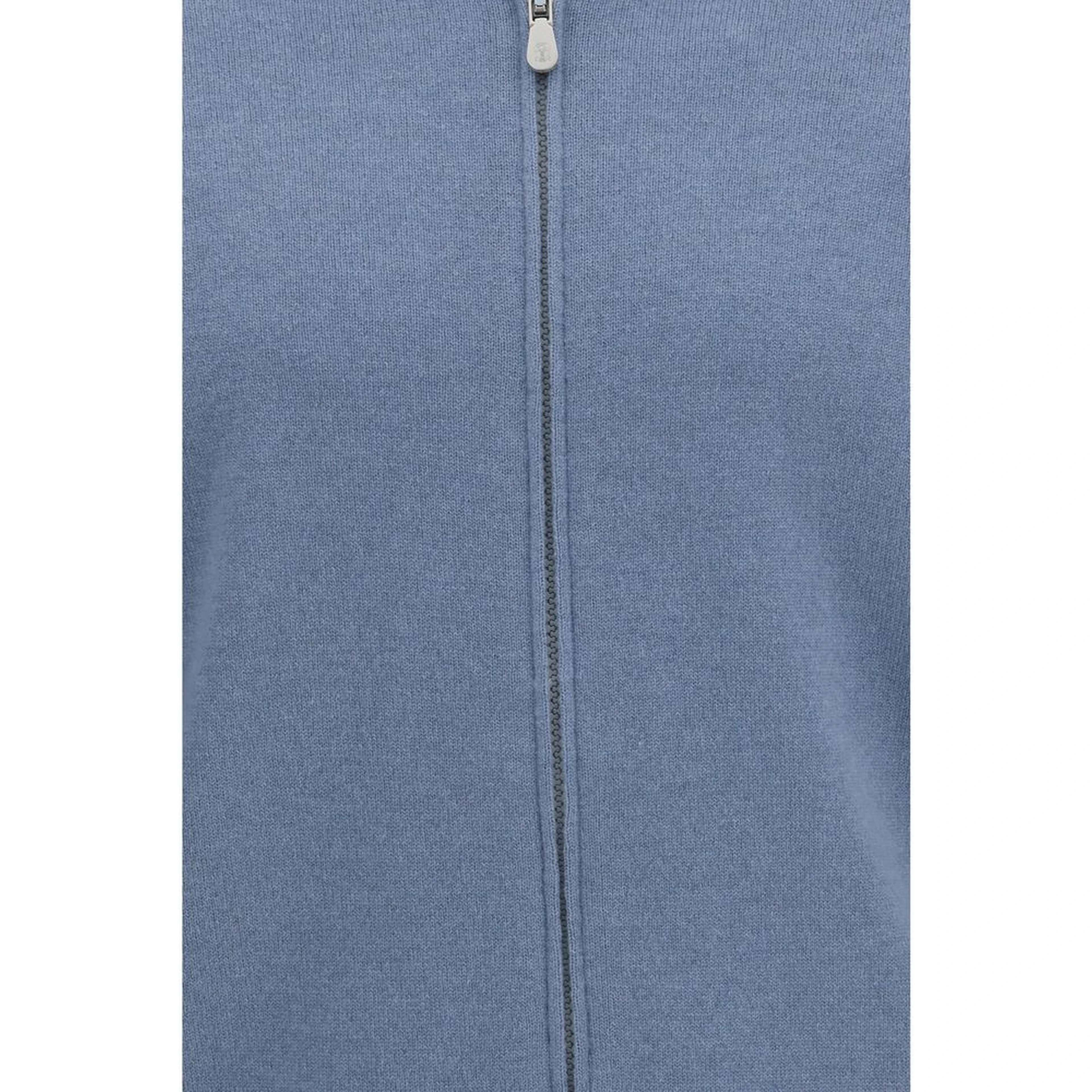 Blue Cashmere Cardigan