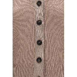 Beige Cashmere Sleeveles Sweater