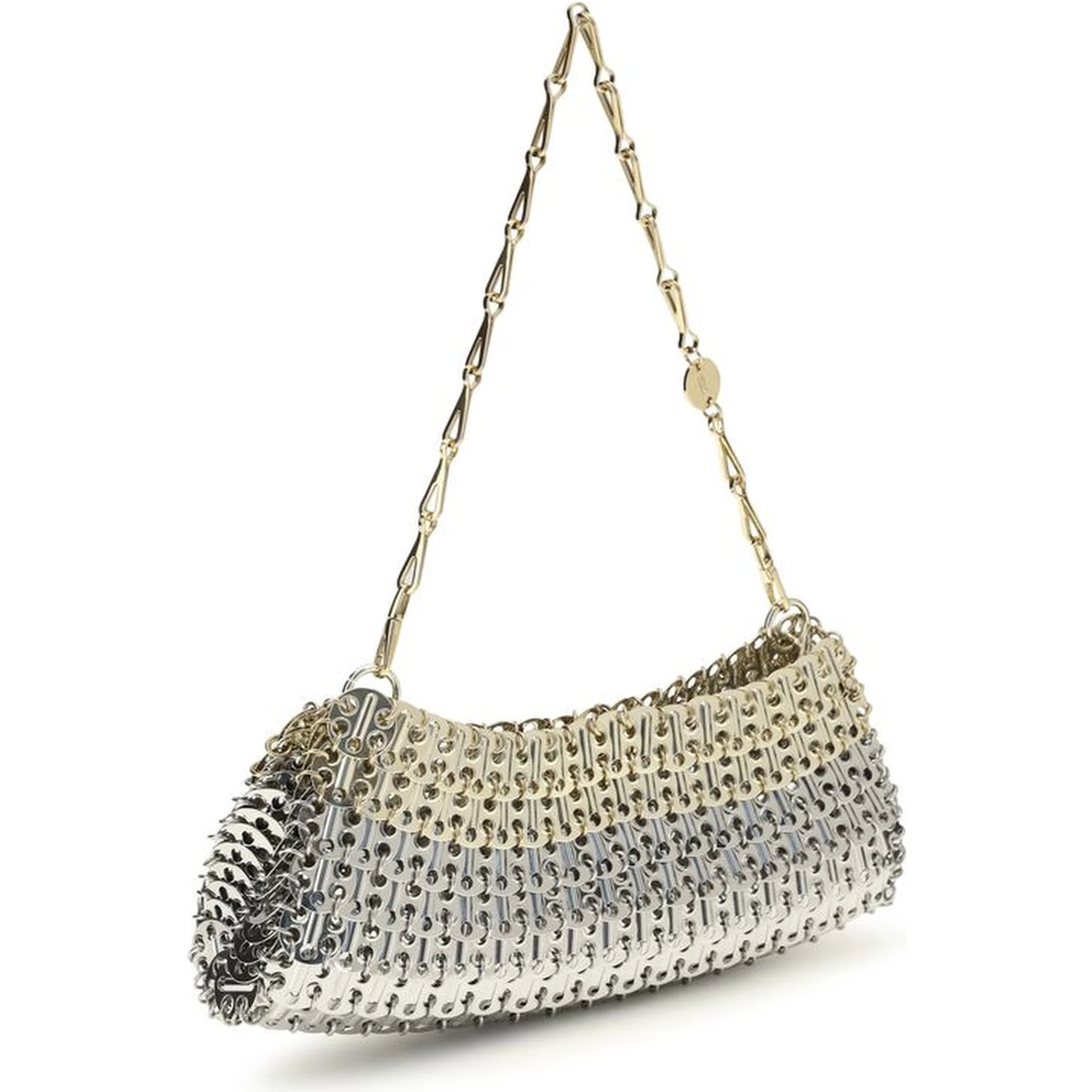 Silver Brass Shoulder Bag