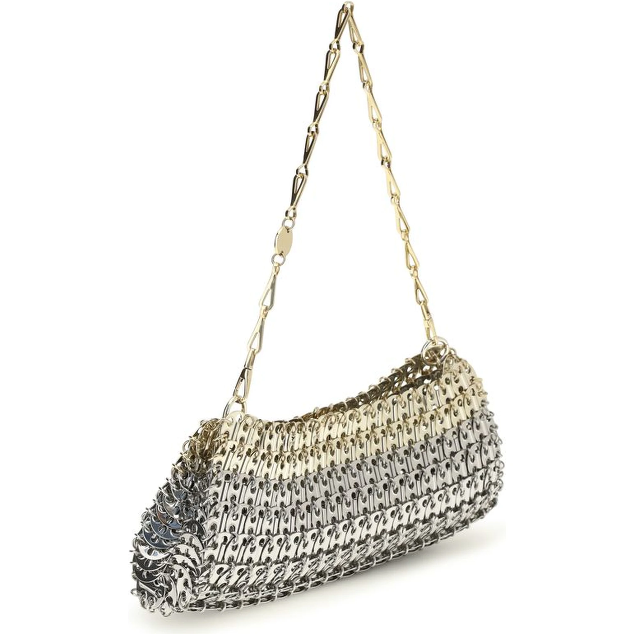 Silver Brass Shoulder Bag