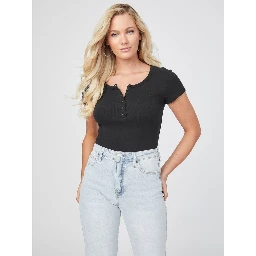 Black Cotton T-Shirt