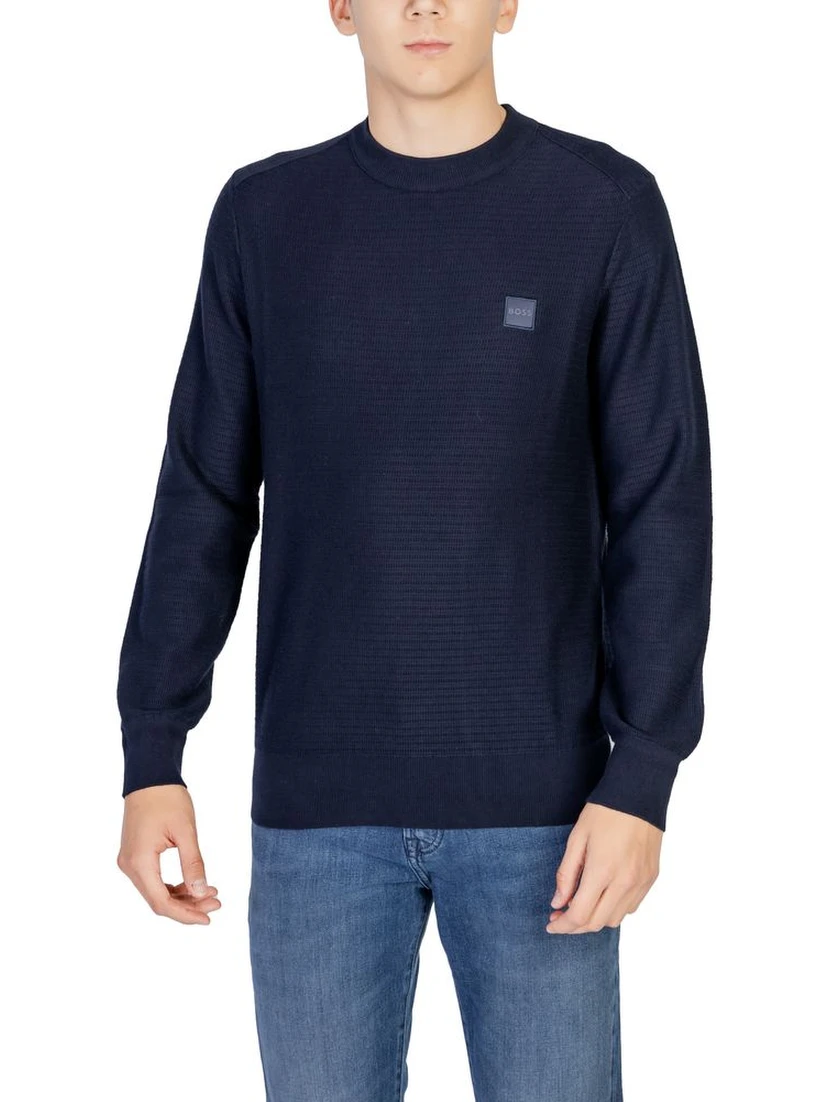 Blue Cotton Sweatshirt