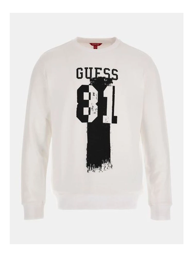 White Cotton Sweatshirt