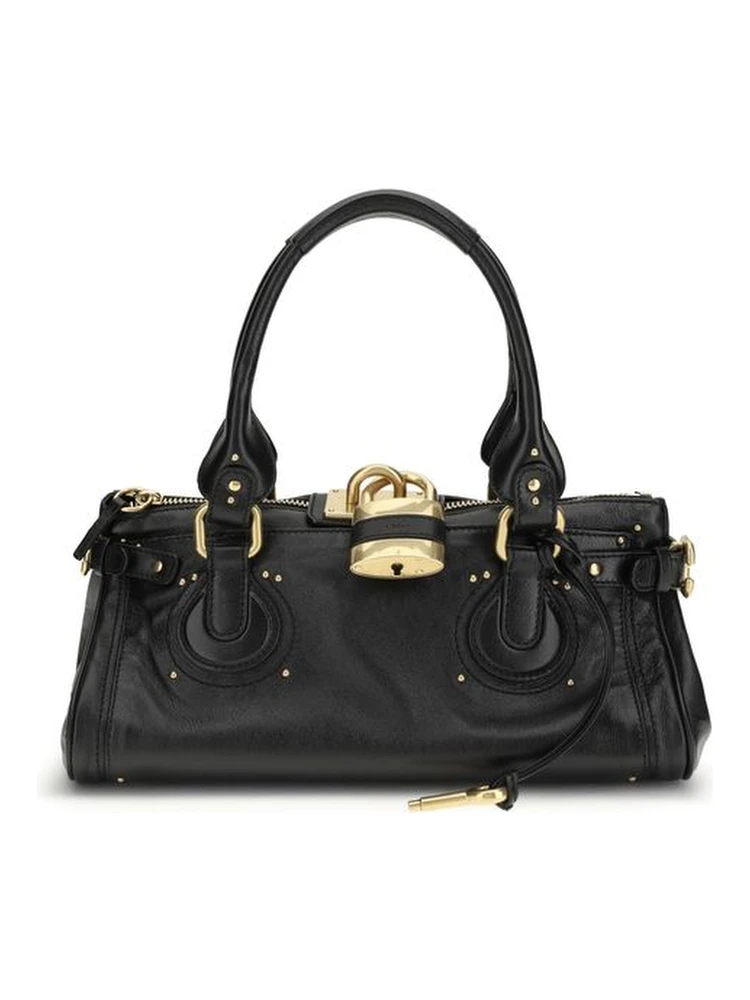 Black Calf Leather Bos Taurus Shoulder Bag