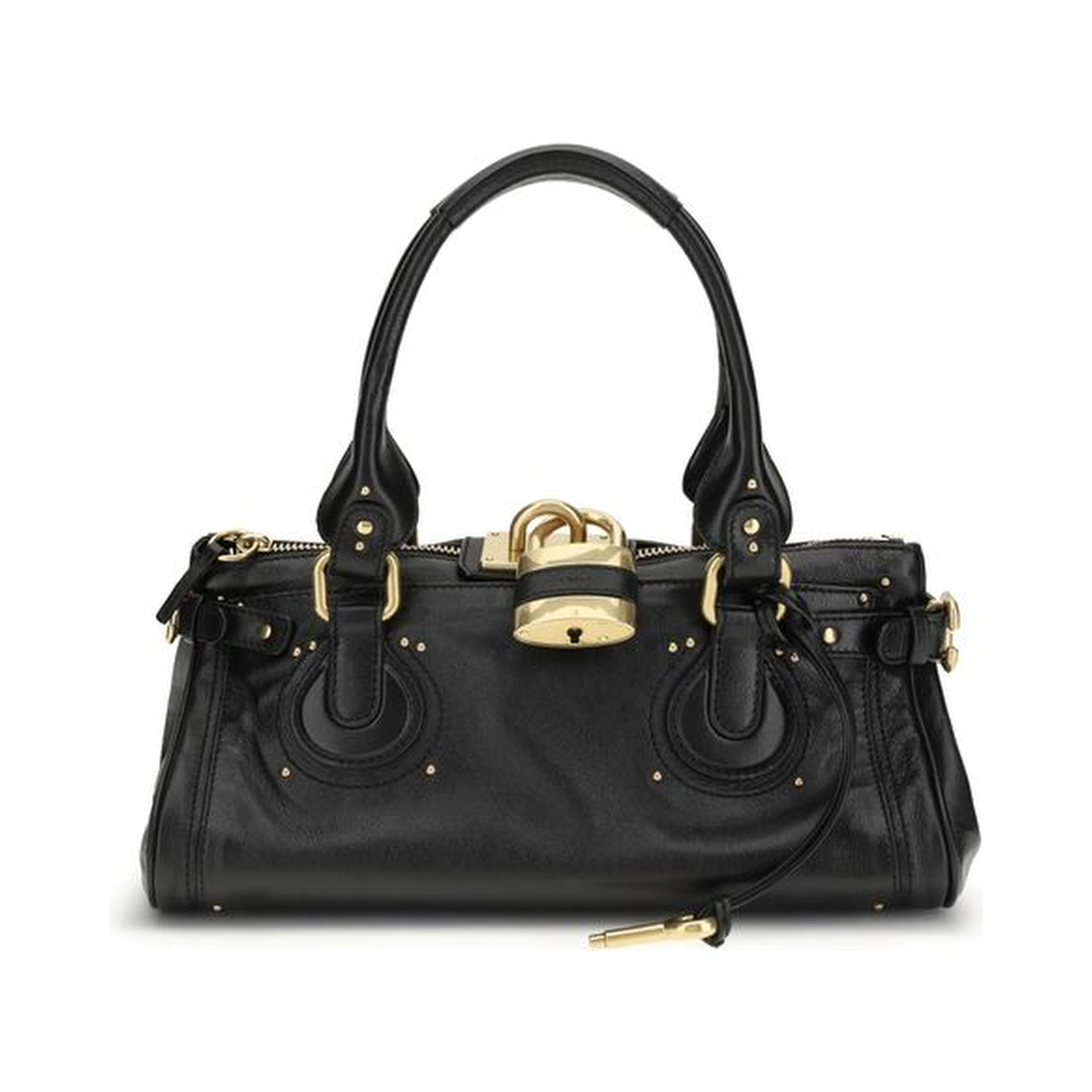 Black Calf Leather Bos Taurus Shoulder Bag