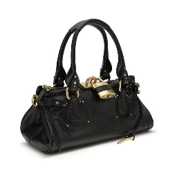 Black Calf Leather Bos Taurus Shoulder Bag