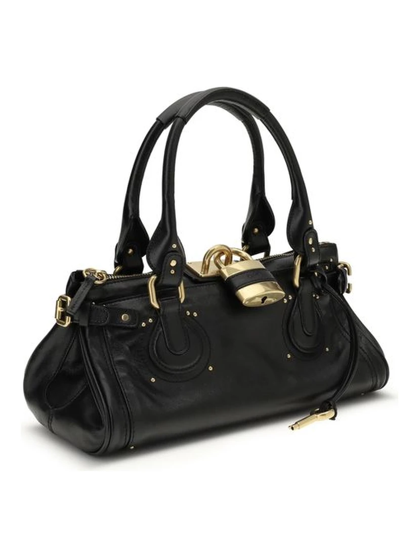 Black Calf Leather Bos Taurus Shoulder Bag