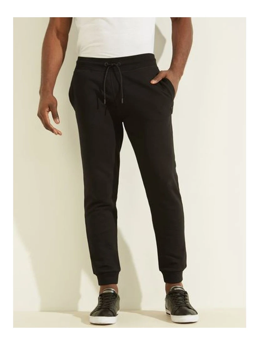 Black Cotton Joggers (Workout Pants)