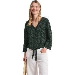 Bicolor Viscose Blouse