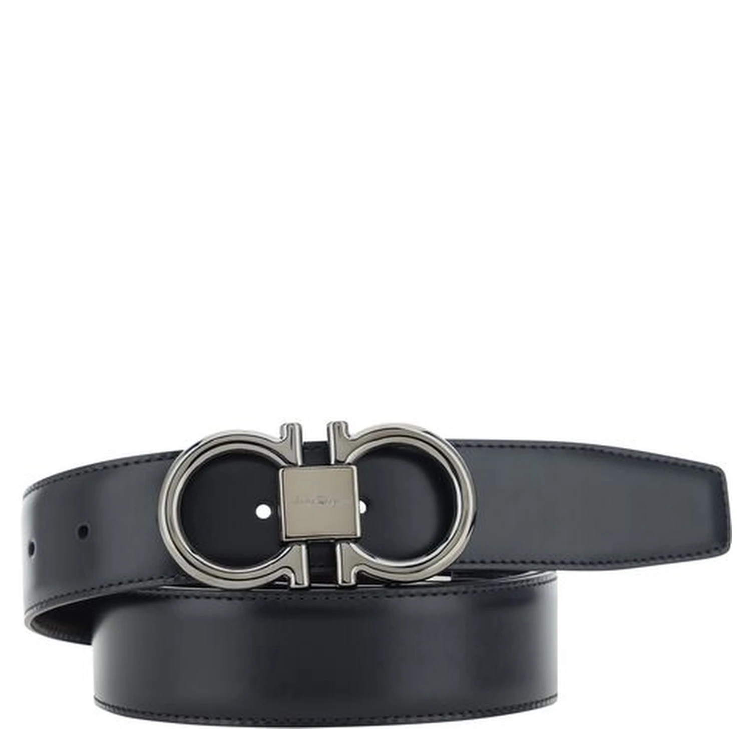 Black Calf Leather Bos Taurus Regular Belt