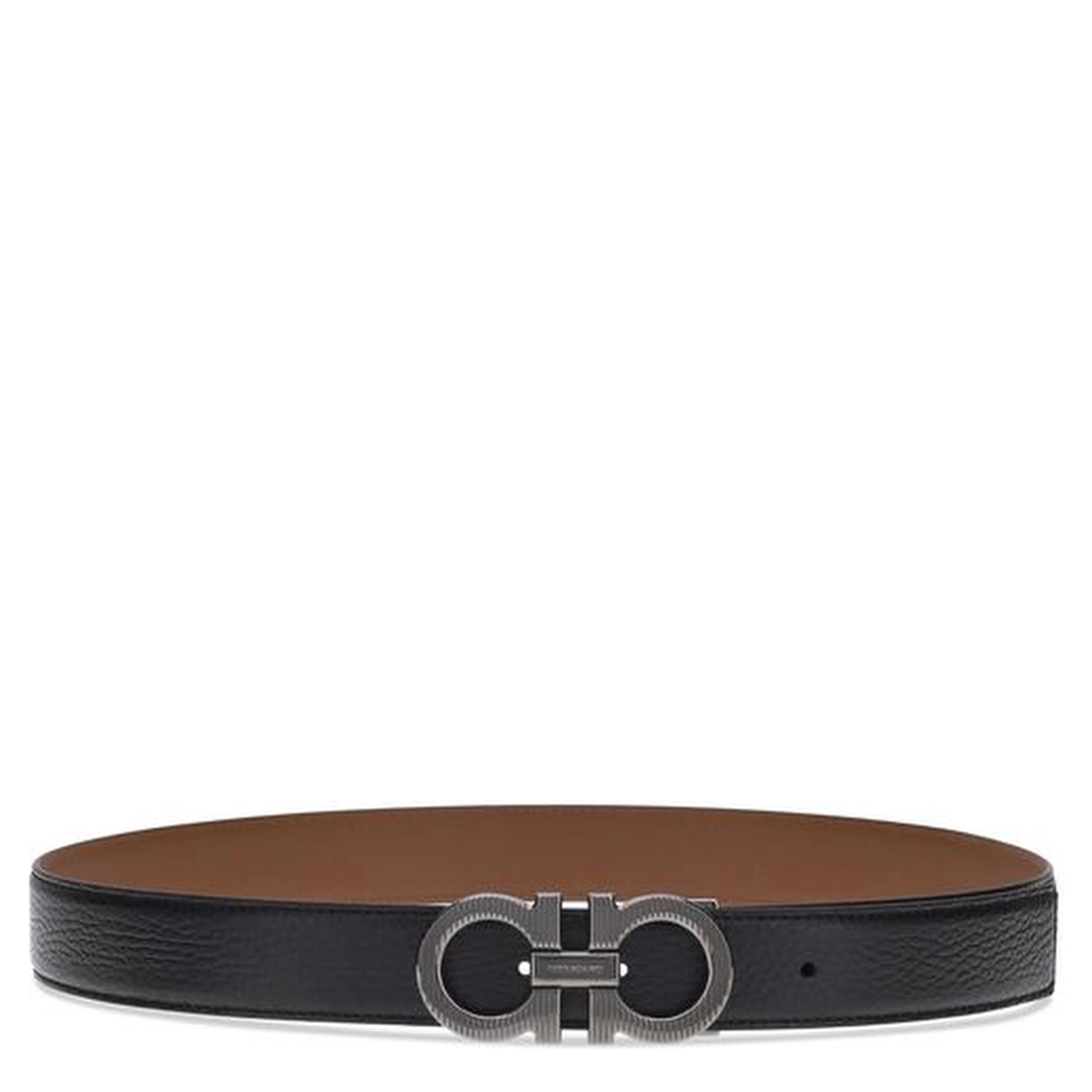 Black Calf Leather Bos Taurus Regular Belt