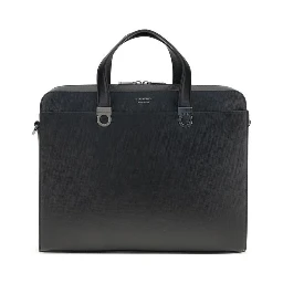 Black Calf Leather Bos Taurus Briefcase