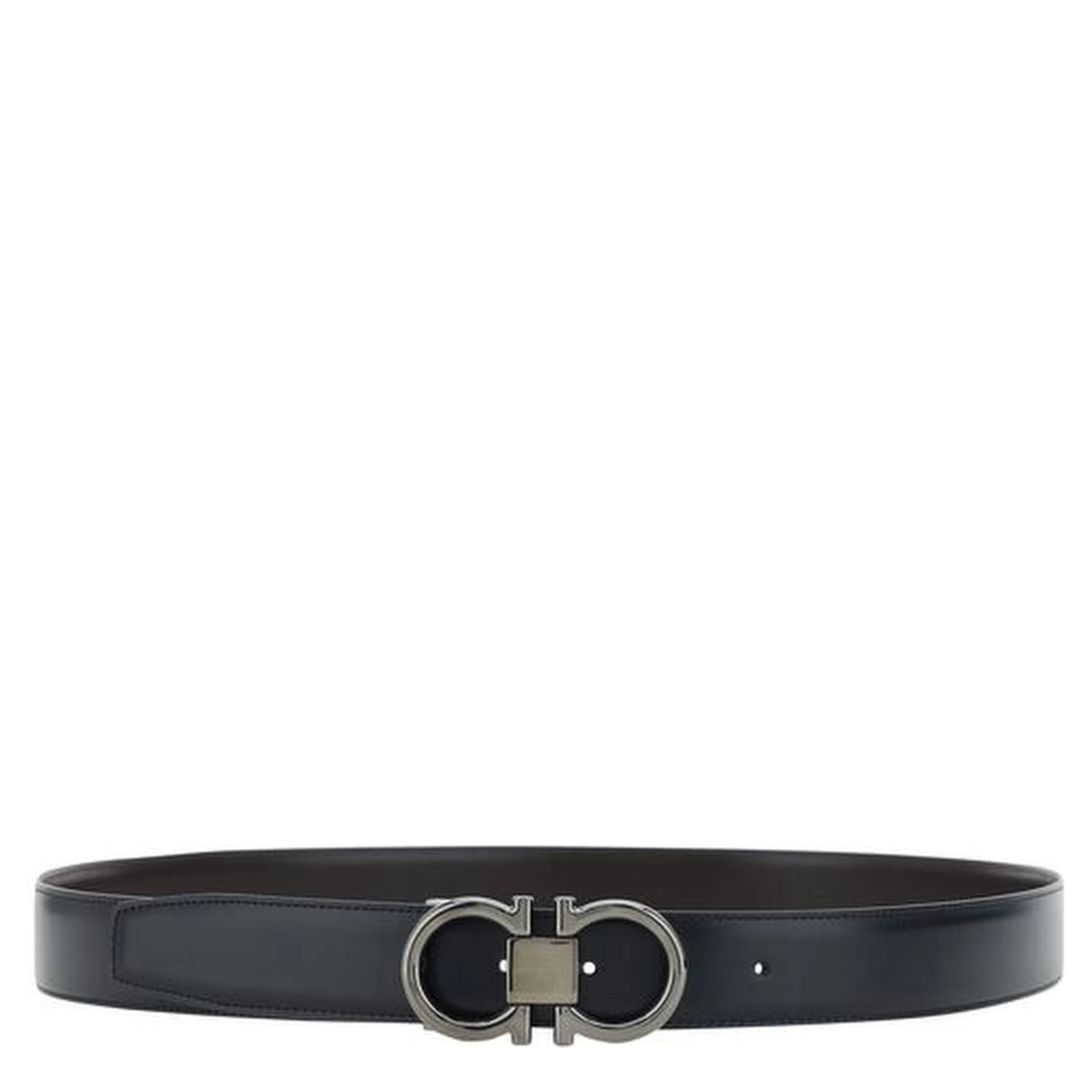 Black Calf Leather Bos Taurus Regular Belt