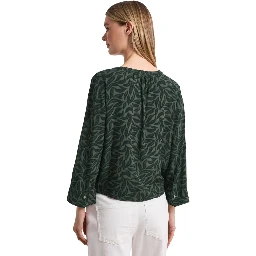 Bicolor Viscose Blouse