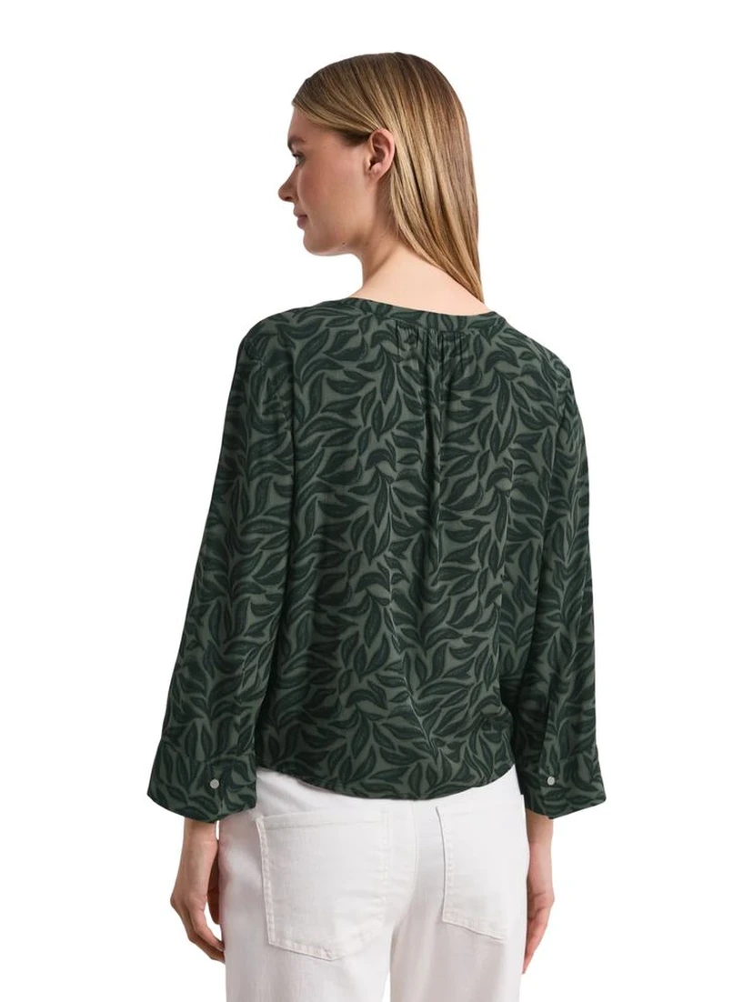 Bicolor Viscose Blouse