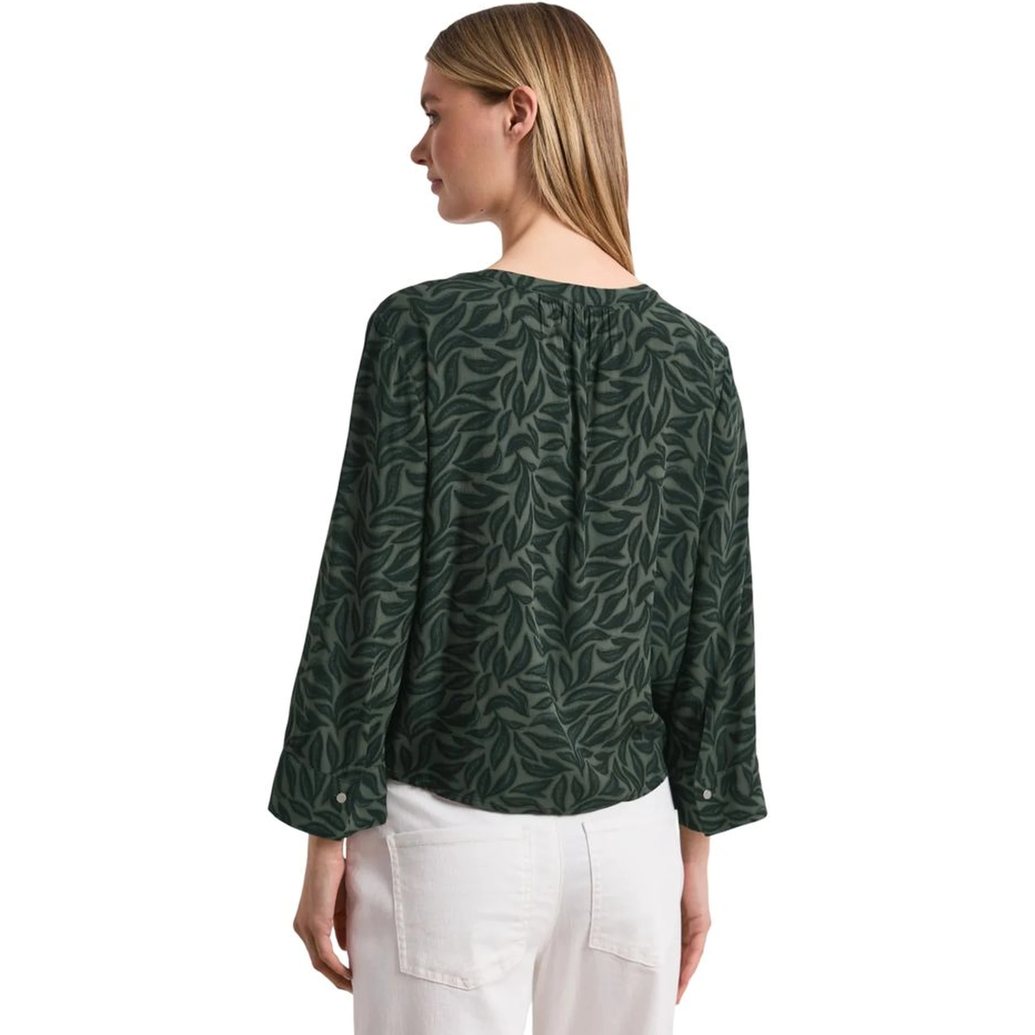 Bicolor Viscose Blouse