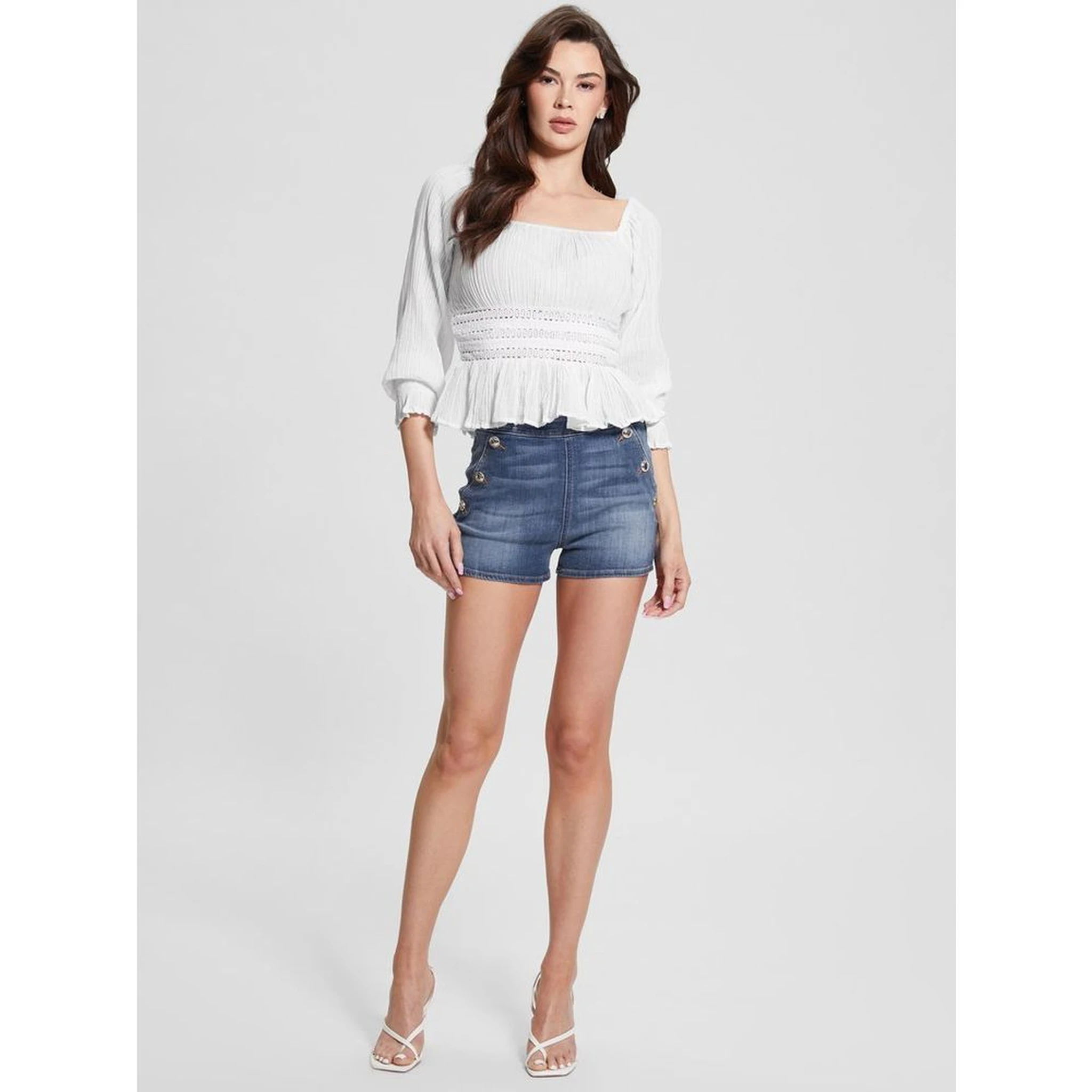 White Ramie Tank Tops