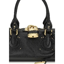 Black Calf Leather Bos Taurus Shoulder Bag