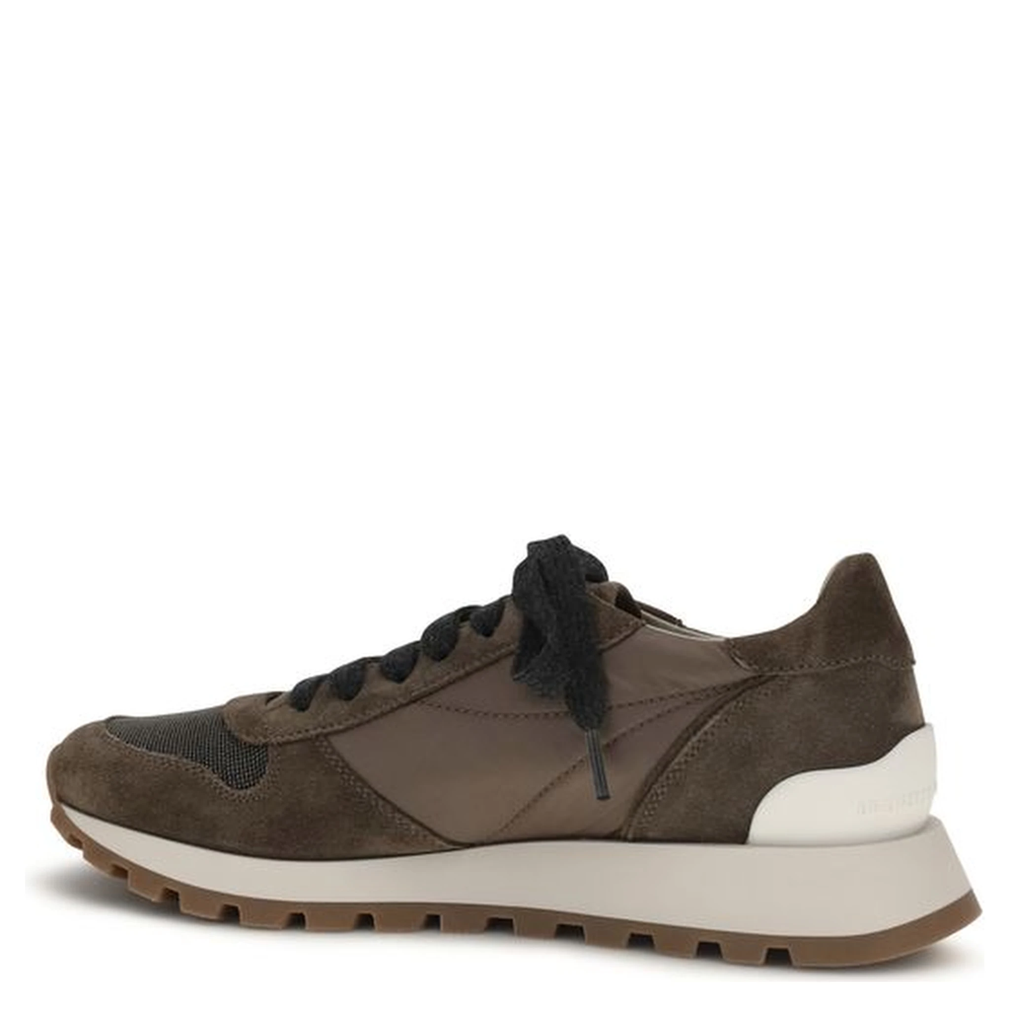 Brown Calf Leather Bos Taurus Athletic Sneakers