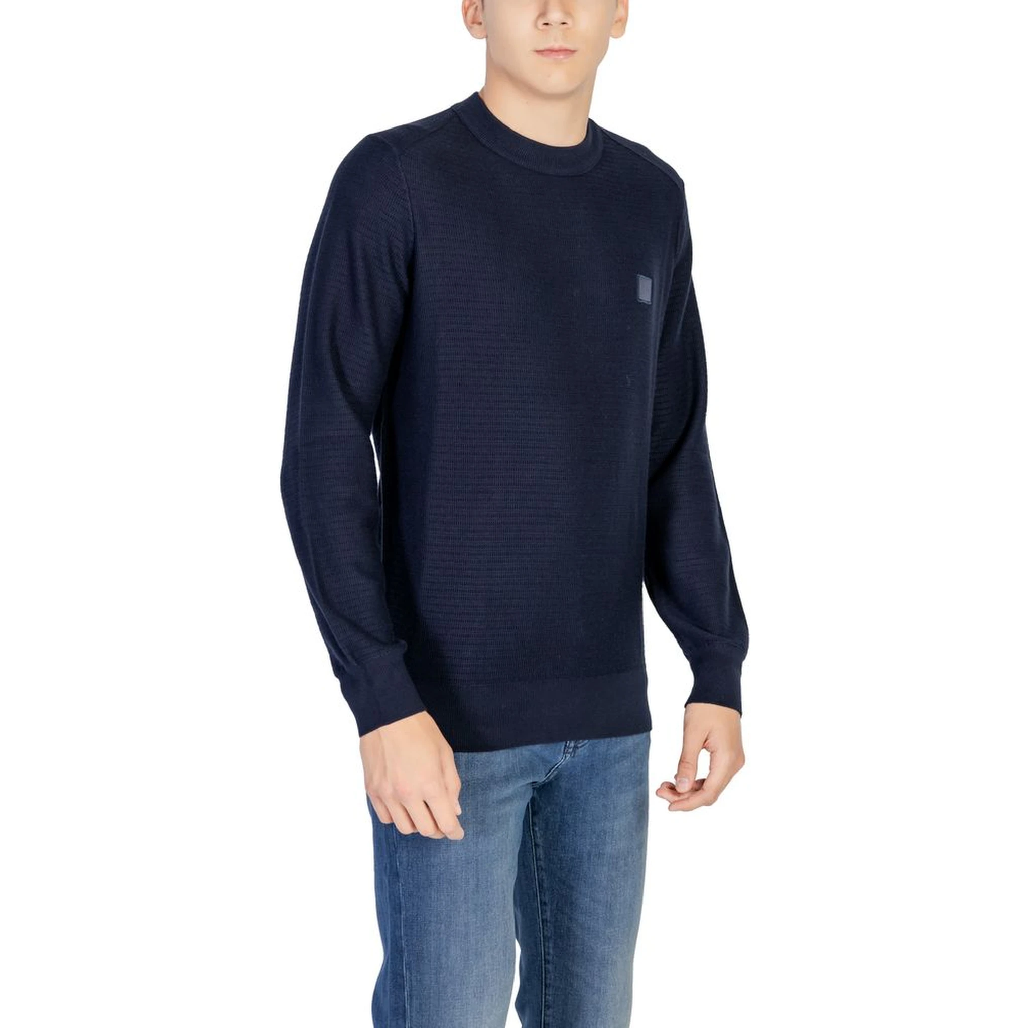 Blue Cotton Sweatshirt
