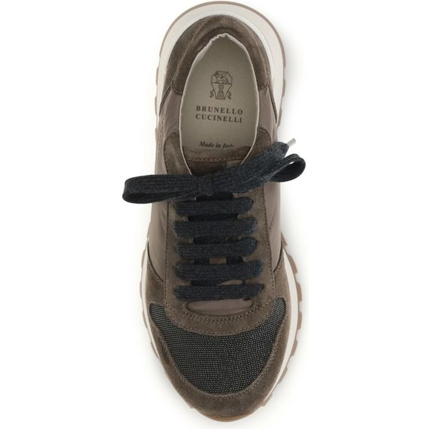 Brown Calf Leather Bos Taurus Athletic Sneakers