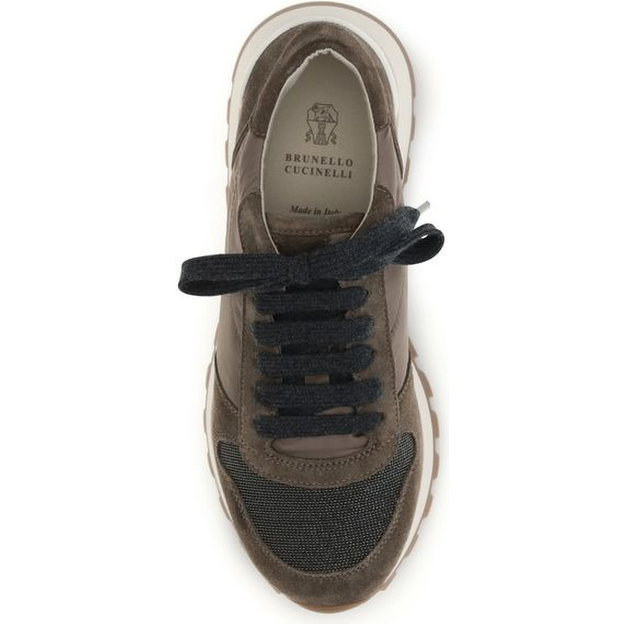 Brown Calf Leather Bos Taurus Athletic Sneakers