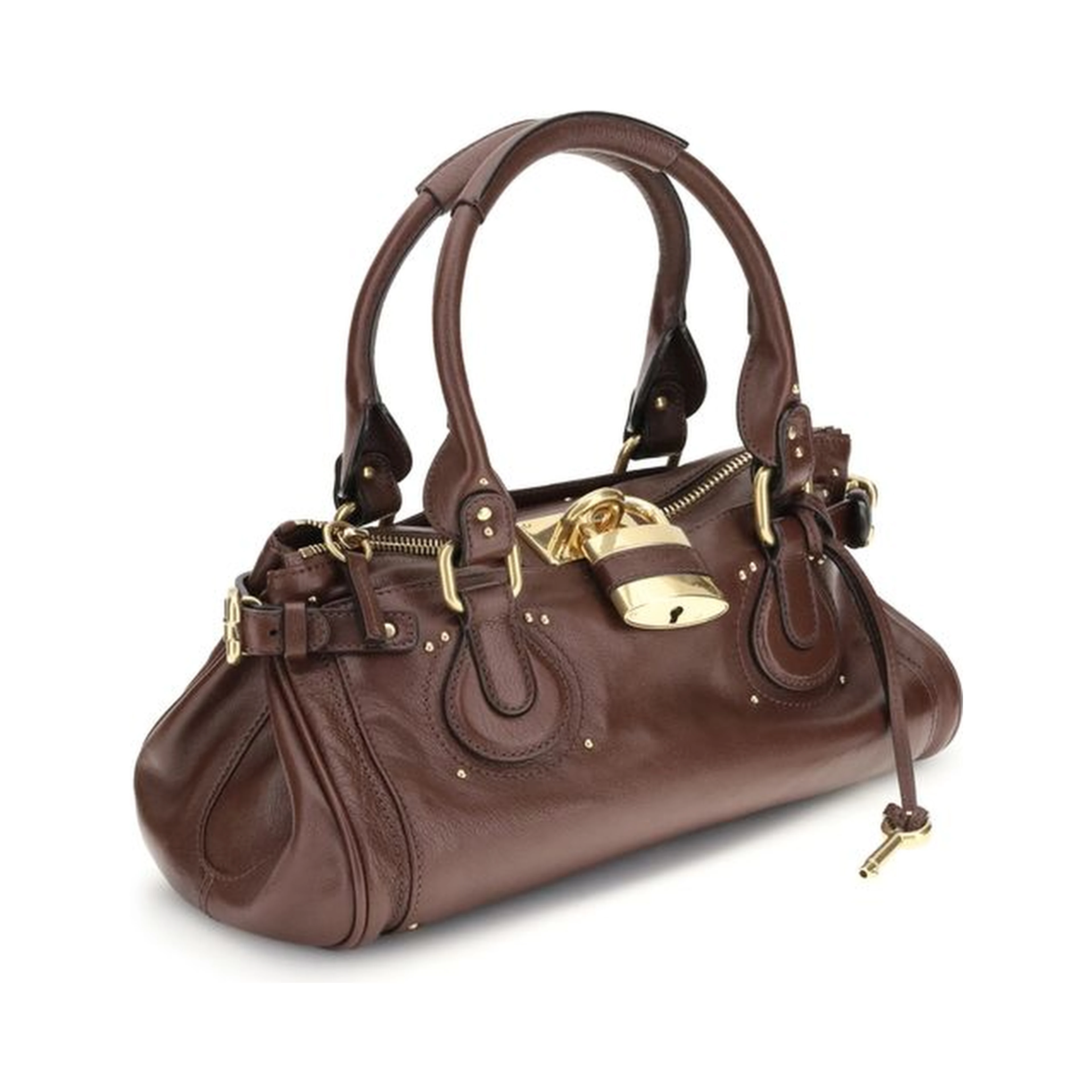 Bordeaux Buffalo Leather Shoulder Bag