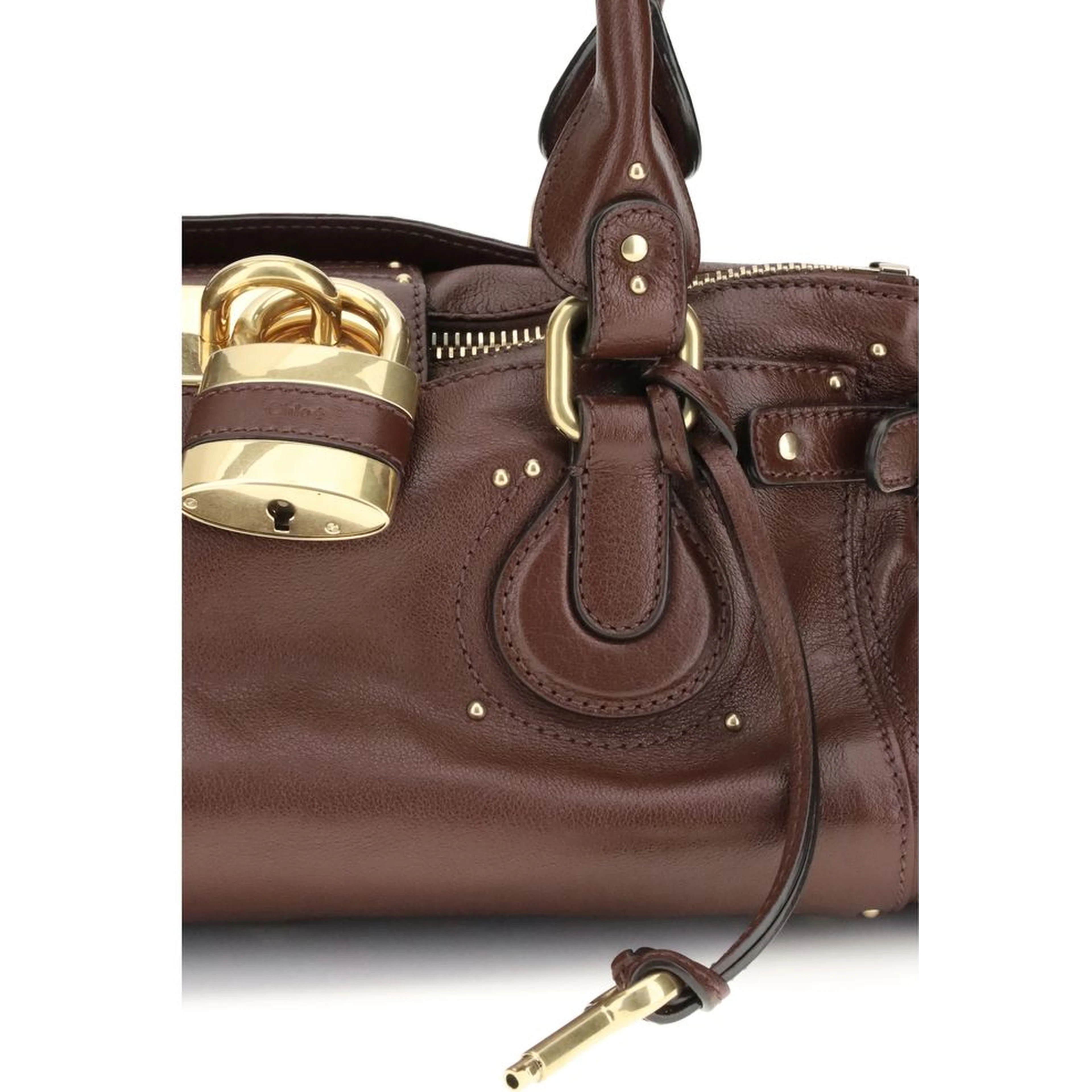 Bordeaux Buffalo Leather Shoulder Bag