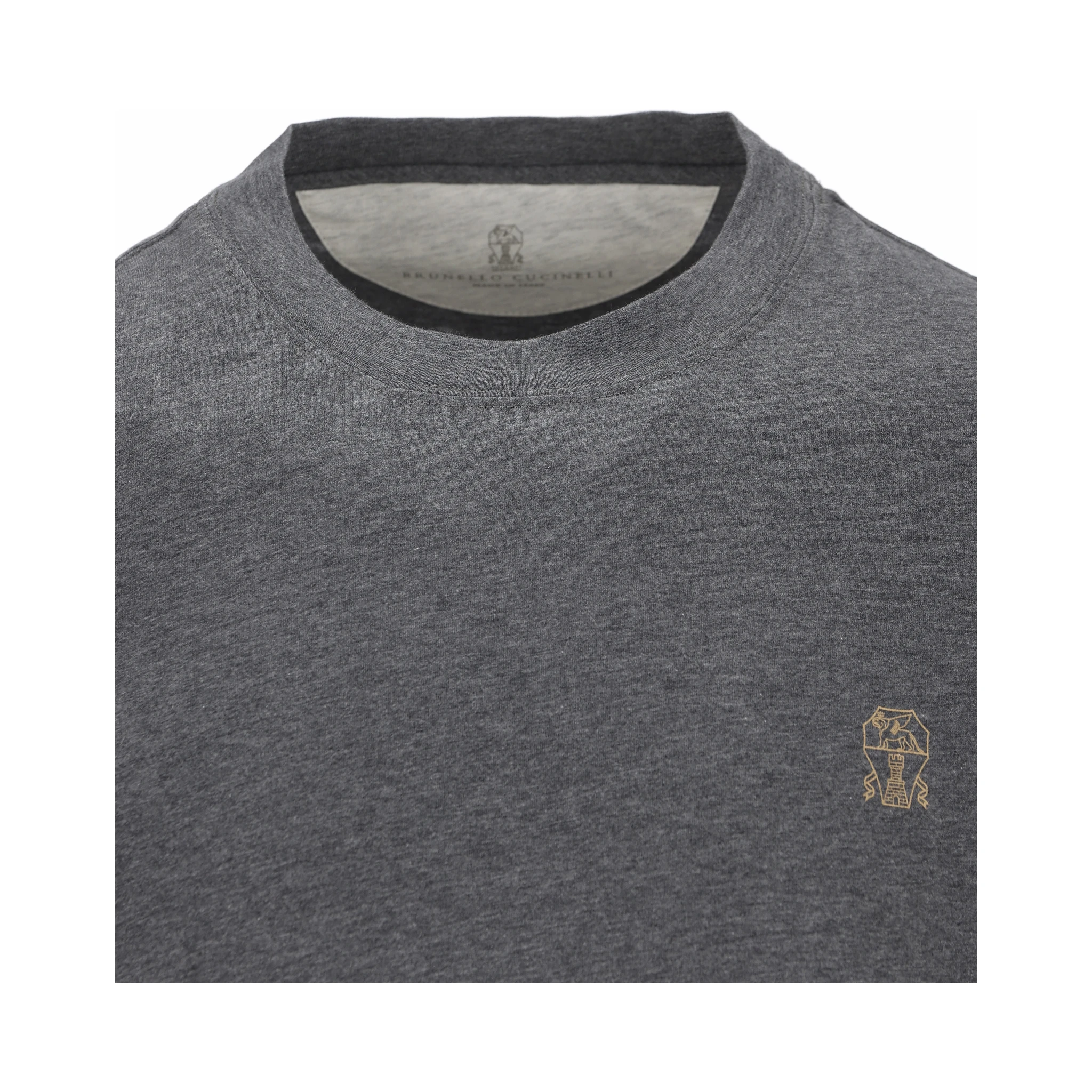 Brunello Cucinelli T-shirts and Polos Grey